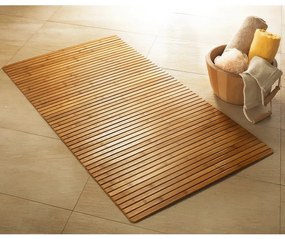 Kleine Wolke 430277  Bath Rug "Bambus" 60x115 cm Brown