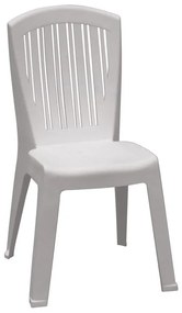 VERONIKA Καρέκλα Τραπεζαρίας Κήπου Στοιβαζόμενη, PP Απόχρωση Άσπρο  50x53x89cm [-Άσπρο-] [-PP - PC - ABS-] Ε398,1