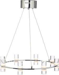 Φωτιστικό Οροφής LED Aca Ionian JNDP32LED52CH Chrome