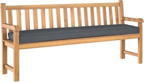 vidaXL Μαξιλάρι παλέτας Ανθρακί 180 x 40 x 8 εκ. Ύφασμα Όξφορντ