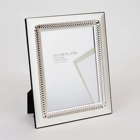 Κορνίζα Μεταλλική Επάργυρη 756-10022 15x20cm Silver Estheti Home Metal