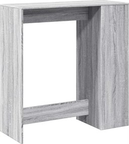 vidaXL Τραπέζι Μπαρ Γκρι Sonoma 101x40x103,5 εκ. από Επεξεργ. Ξύλο