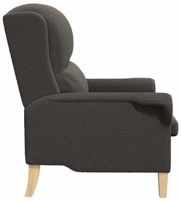 vidaXL Πολυθρόνα Σκούρο γκρι 76 x 94 x 102 εκ. ύφασμα