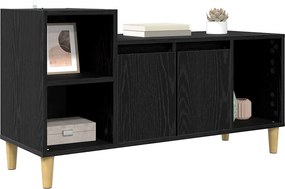vidaXL Ντουλάπι TV Μαύρη Οξυά 100 x 35 x 55 εκ Επεξεργασμένο ξύλο
