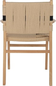 ΠΟΛΥΘΡΟΝΑ BAND RUBBERWOOD ΚΑΙ ΣΧΟΙΝΙ 62,5x60x88Yεκ.HM9324.01