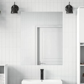 vidaXL Αυτοκόλλητη ταινία καθρέφτη 60 x 100 εκ 2 τεμ. Ασημί PET