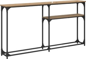 vidaXL ΤραπέζιΚονσόλας Artisan Oak 145 x 22,5 x 75 εκ.