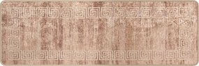 vidaXL Χαλί Runner MARSA Μπεζ και χρυσό 50 x 150 cm Πολυέστερ και PVC