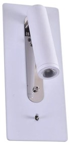 Φωτιστικό Τοίχου - Απλίκα 77-3567 SE 129-1AW Led Cruz White Homelighting Glass