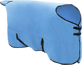 vidaXL Σαμάρι Ίππου Σκούρο Aqua Πολυεστέρας