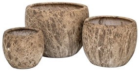 Κασπώ Κεραμικό (Σετ 3Τμχ) 89221 Black-Brown Κεραμικό