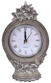 Ρολόι Επιτραπέζιο 1-266-82-345 12x19cm Beige Etiquette Πολυρεσίνη