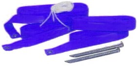 Ιμάντες Διαγράμμισης Beach Tennis 8x16m 2.35kg Μπλε