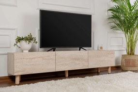 Έπιπλο Τηλεόρασης Τραβερτίνη BACLAS 180x31.4x42
