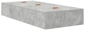 vidaXL Κρεβάτι Αποθήκευσης Σκούρο Γκρι 100x200 εκ