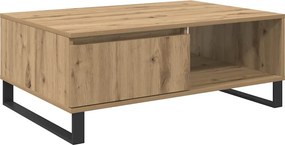 vidaXL Τραπεζάκι σαλονιού Artisan Oak 90 x 60 x 35 cm