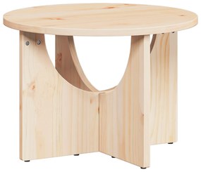 vidaXL Τραπεζάκι σαλονιού Φυσικό 50 x 50 x 35 εκ. Συμπαγές ξύλο πεύκου