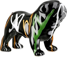 Figure Dog Ceramic Black 22X10X16Cm 22X10X16Cm