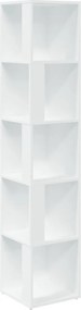 vidaXL Ντουλάπι Γωνία Λευκό 33 x 33 x 164,5 εκ. από Επεξ. Ξύλο