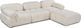 Corner Sofa Bubble Beige L1-O1-1R-PUF White