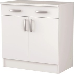 Πάγκος κουζίνας με συρτάρι και δίφυλλο ντουλάπι Remi-80,1φ 60β 85ψ εκ.