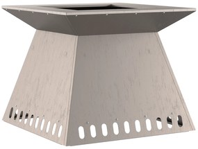 vidaXL Φωτιά Πυρήνα 60x60x50 εκ Καιρικά Ανθεκτικός Χάλυβας