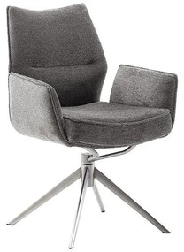 Bali Καρεκλα Relax Μαύρη + Υποπόδιο 83x86x102 cm