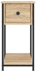 vidaXL Κομοδίνα 2 τεμ. Sonoma Δρυς 30 x 60 x 60 εκ. από Επεξεργ. Ξύλο
