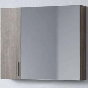 Καθρέπτης Μπάνιου Με Ντουλάπι Siena 3MSI075SD0W 75x14x65cm Dark Sonoma Μελαμίνη