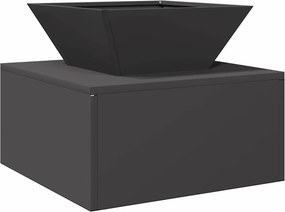 vidaXL Φωτιά Μαύρο 50 x 50 x 40 cm Ατσάλι