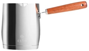ESTIA ΜΠΡΙΚΙ ΑΝΟΞΕΙΔΩΤΟ MOKKA 530ml ΜΕ ΞΥΛΙΝΗ ΛΑΒΗ