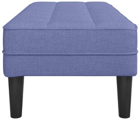 vidaXL Παγκάκι Τζην Μπλε 113x57x39 εκ. Υφασμάτινο
