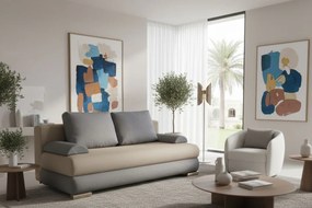 Καναπές - κρεβάτι Ribod-Μπεζ - Γκρι