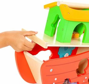 Playset Moltó Noah's ark Ξύλο 17 Τεμάχια