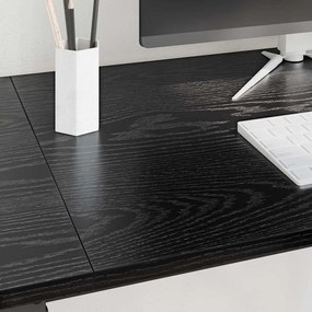 vidaXL Γραφείο Μαύρη Οξυά 120 x 50 x 75 cm Επεξεργασμένο ξύλο
