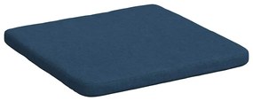 vidaXL Μαξιλάρια καθισμάτων 4 pcs Μπλε 40 x 40 x 3 cm ύφασμα