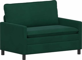 vidaXL Σετ Καναπέ 2 pcs Σκούρο πράσινο Βελούδο