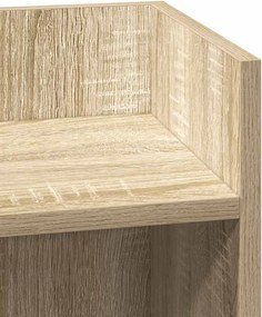 vidaXL Τραπεζάκι με ράφι Sonoma Δρυς 25,5x27x60 εκ.