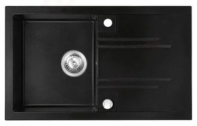 FERRO DRGM48/78BA Νεροχύτης Κουζίνας Γραφίτη 78x48cm