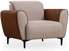Πολυθρόνα Aren 560ARE2230 100x85x85cm Beige-Brown
