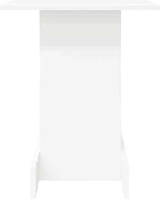 vidaXL End Table Λευκό 44,5 x 45 x 55 εκ Επεξεργασμένο ξύλο