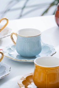 Stewehome Σετ πορσελάνινων φλιτζανιών καφέ για 6 άτομα Πολύχρωμο