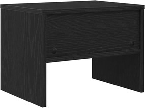 vidaXL Κομοδίνο Μαύρη δρυς 40 x 40 x 30 cm Επεξεργασμένο ξύλο