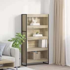 vidaXL Βιβλιοθήκη 80 x 30 x 155 εκ Επεξεργασμένο ξύλο Σονόμα