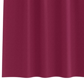 vidaXL Κουρτίνες με κουρτίνες 2 pcs Κόκκινο 245 x 140 εκ. Πολυεστέρας