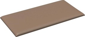 vidaXL Κεφαλάρι Τοίχου 12 τμχ. 60 x 30 cm Καπουτσίνο ύφασμα