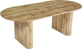 Τραπέζι Nembou pakoworld mdf σε oak απόχρωση 210x100x76εκ