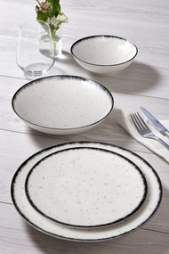 Dinner Set (24 Pieces) GBSATN24KY458SYH Black
White