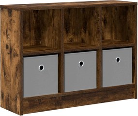 vidaXL Πλαϊνό γραφείο Καπνιστό Δρύς 73,5 x 22,5 x 53,5 εκ