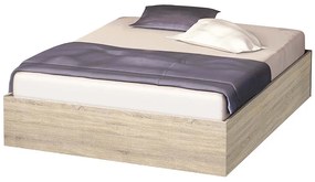 Κρεβάτι ξύλινο High, Σόνομα, 120/190, Genomax